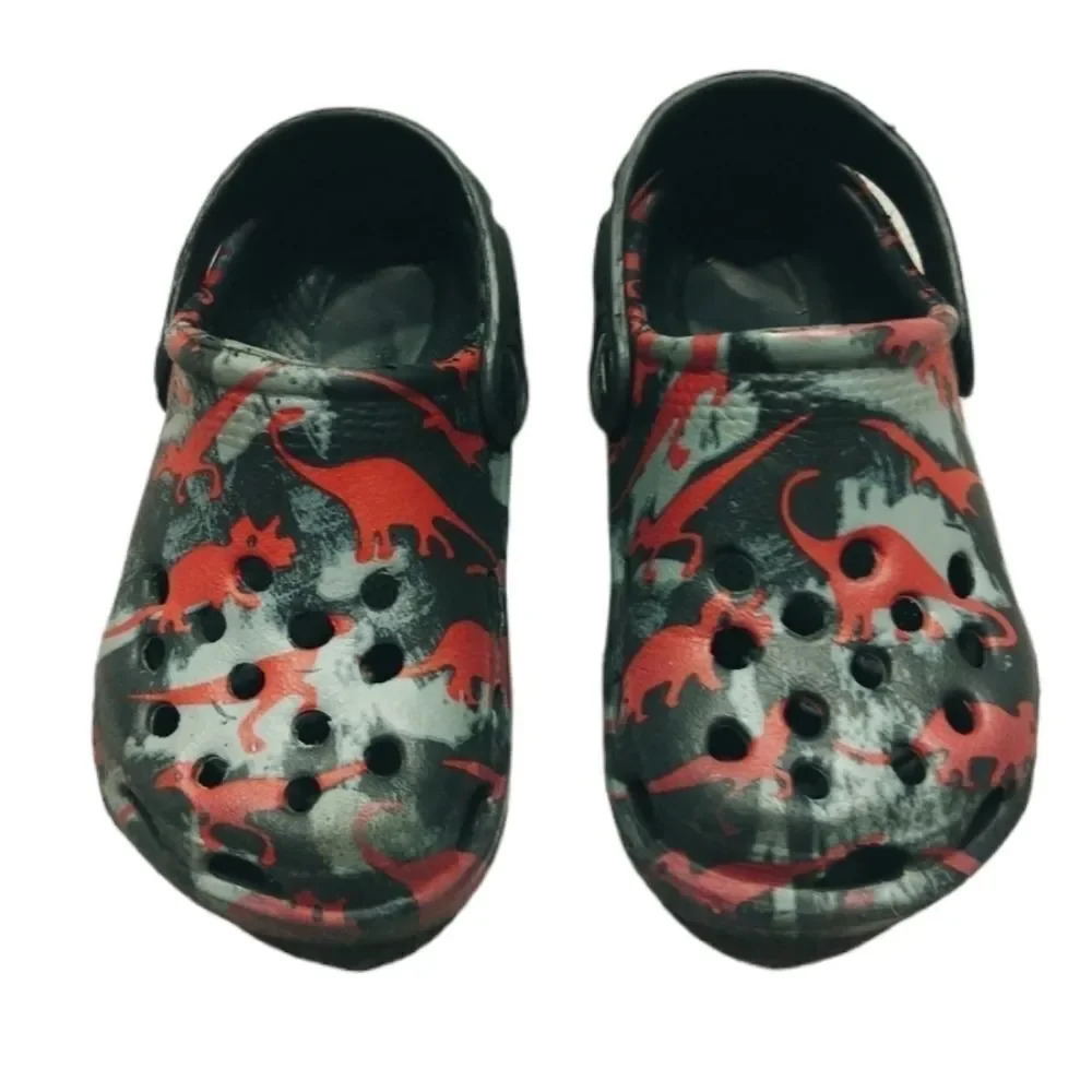 Foam Clog Type Sandal, Dinosaurs, 9